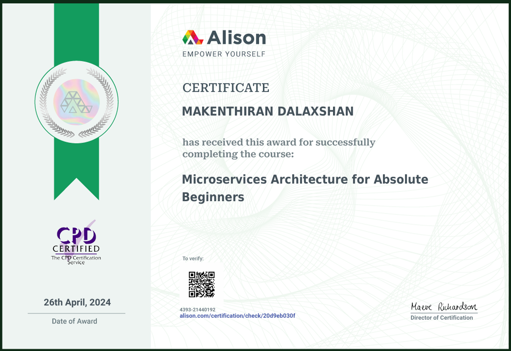 Certificate 3