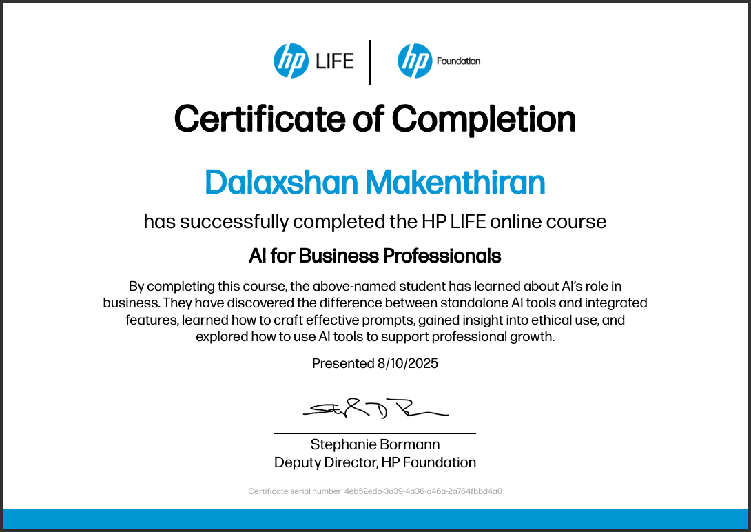 Certificate 6