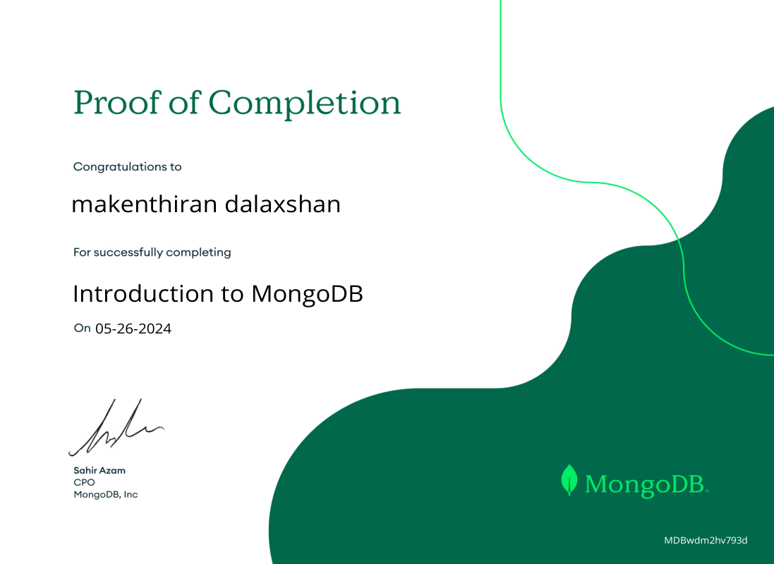 Certificate 1